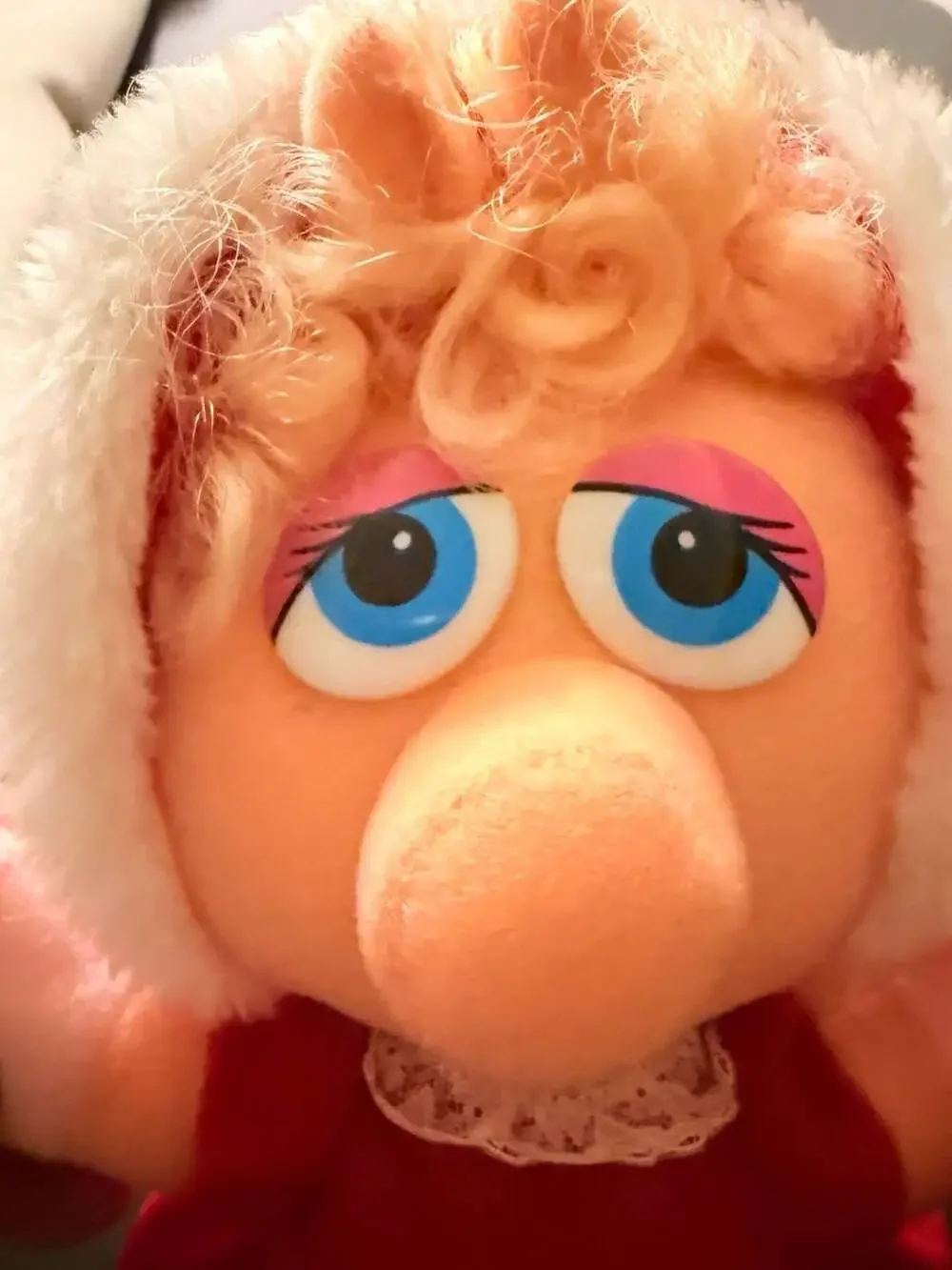 Vintage 1988 Jim Henson's McDonald's Baby Miss Piggy Plush Toy with Original Tag